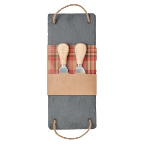 Slate Cheeseboard Set